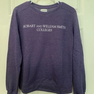 Hobart & William Smith Colleges Purple Crewneck